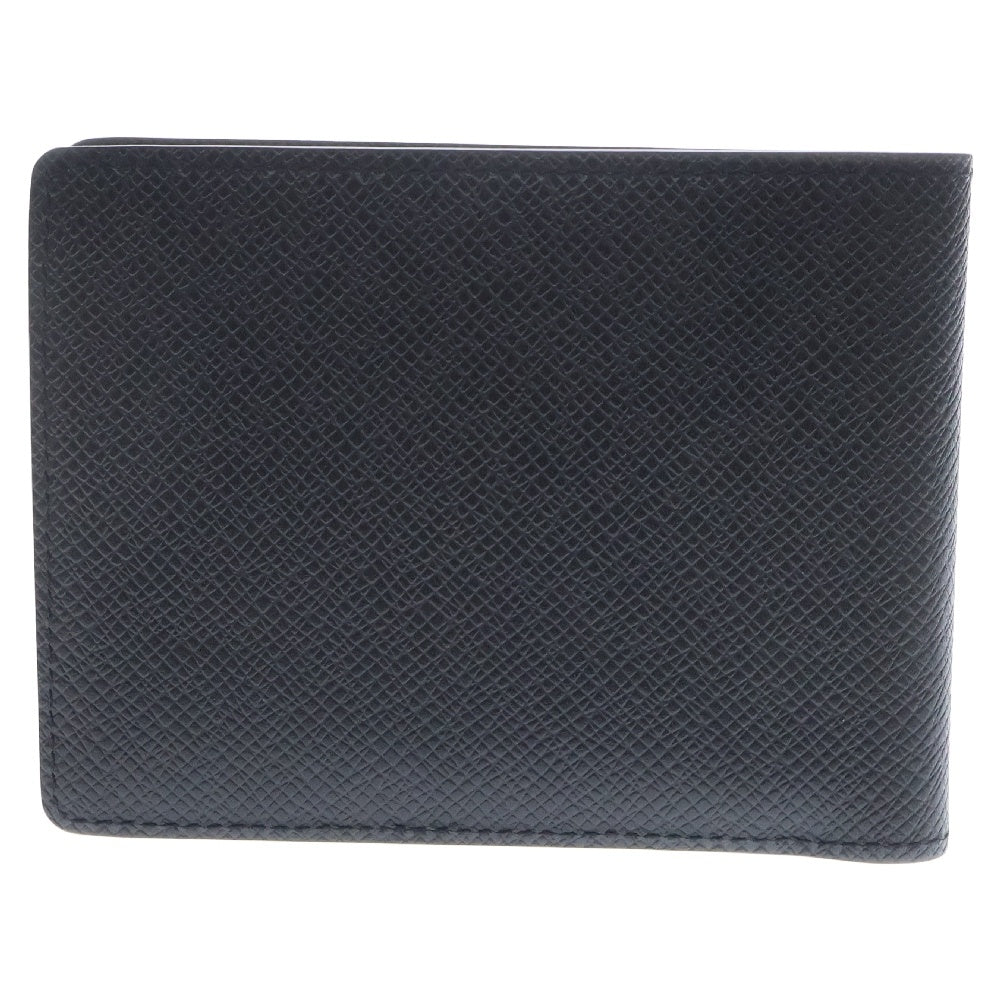 LOUIS VUITTON(ルイヴィトン) タイガ ポルトフォイユミュルティプル 二つ折り財布 ブラック レザー RFID M30531