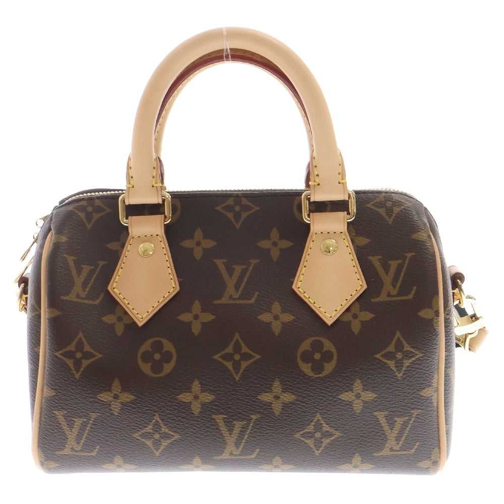 LOUIS VUITTON(ルイヴィトン) モノグラム スピーディーバンドリエール20 2WAY ショルダーバッグ ハンドバッグ 斜め掛けバッグ ブラウン ゴールド金具 M45957