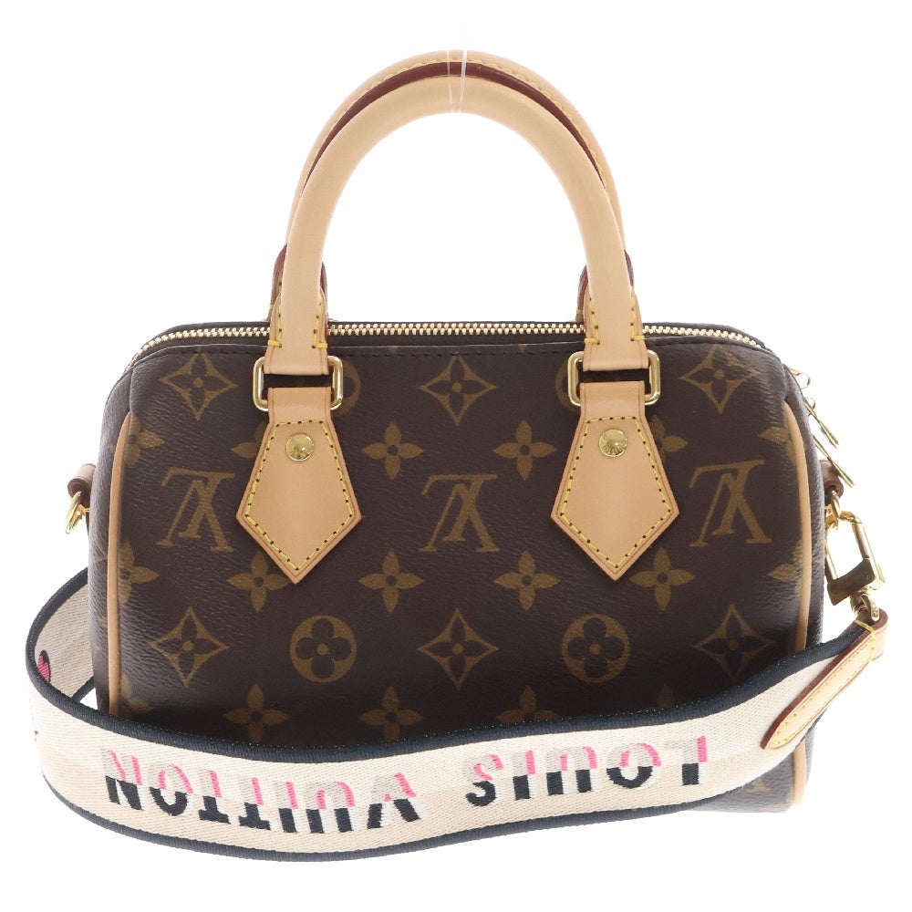 LOUIS VUITTON(ルイヴィトン) モノグラム スピーディーバンドリエール20 2WAY ショルダーバッグ ハンドバッグ 斜め掛けバッグ ブラウン ゴールド金具 M45957