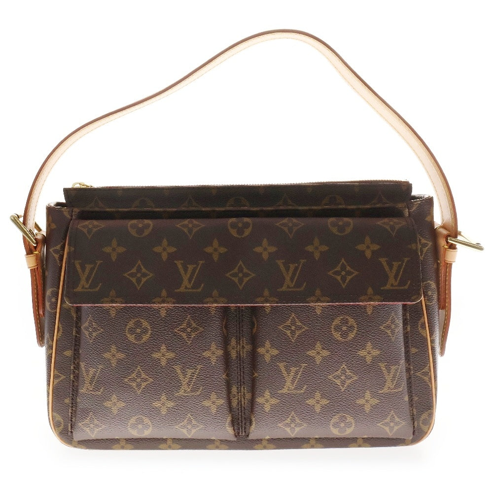 LOUIS VUITTON(ルイヴィトン) モノグラム ヴィヴァシテGM ワンショルダーバッグ ブラウン PVCレザー M51163