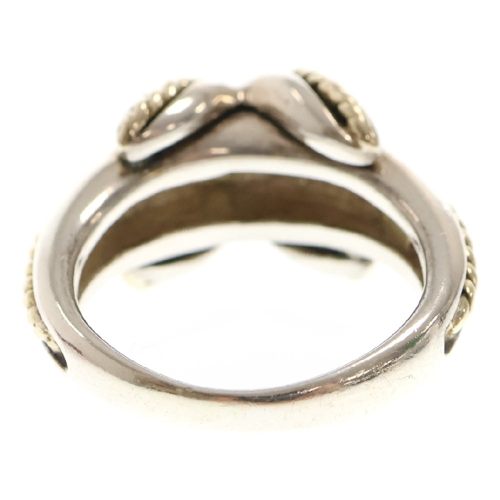 TIFFANY&Co(ティファニー) シグネチャー クロス リング SV925×K18 シルバー×イエローゴールド 指輪 アクセサリー