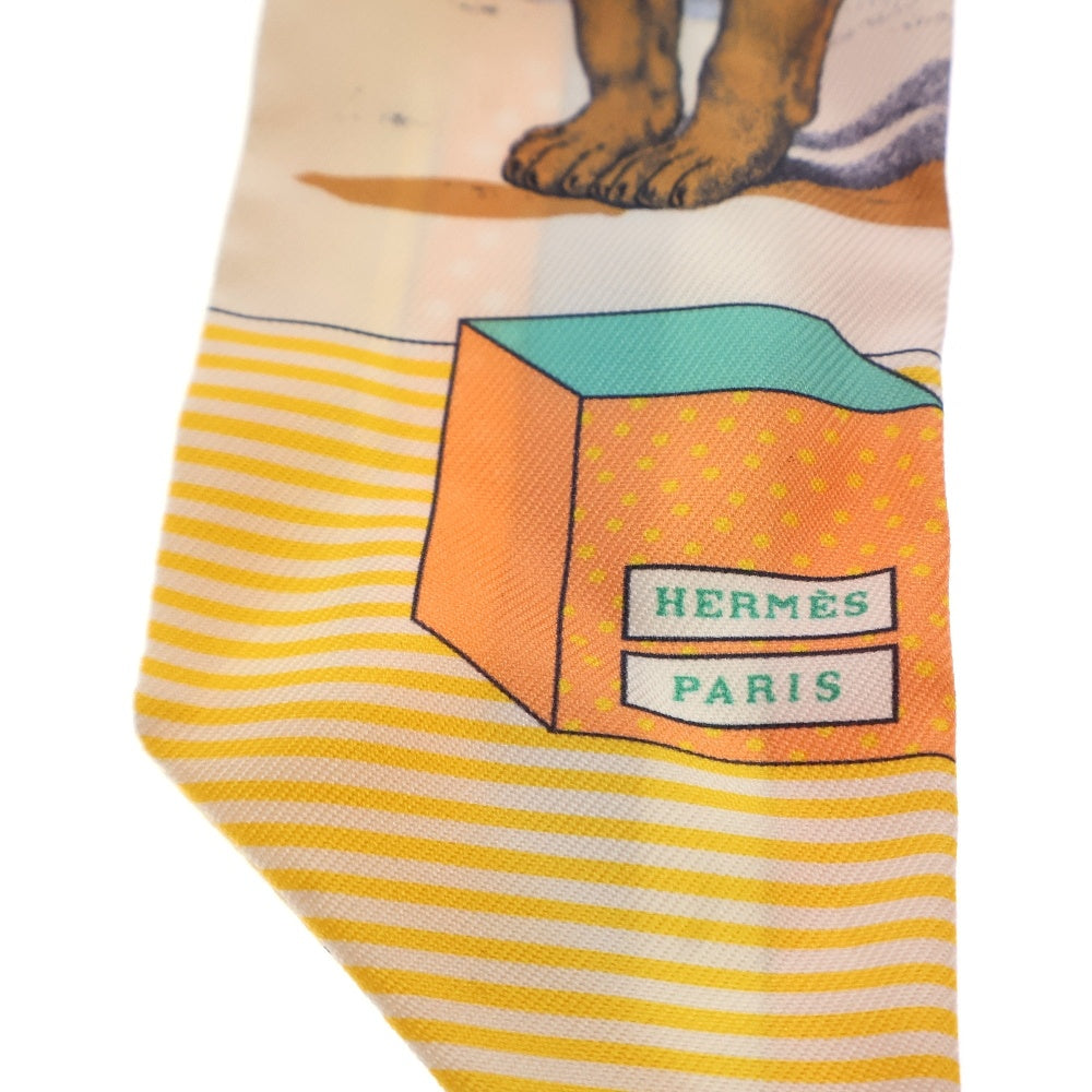 HERMES(エルメス) ツイリー THEATRE NOUVEAU グラン テアトル ヌーヴォー シルク スカーフ マルチカラー