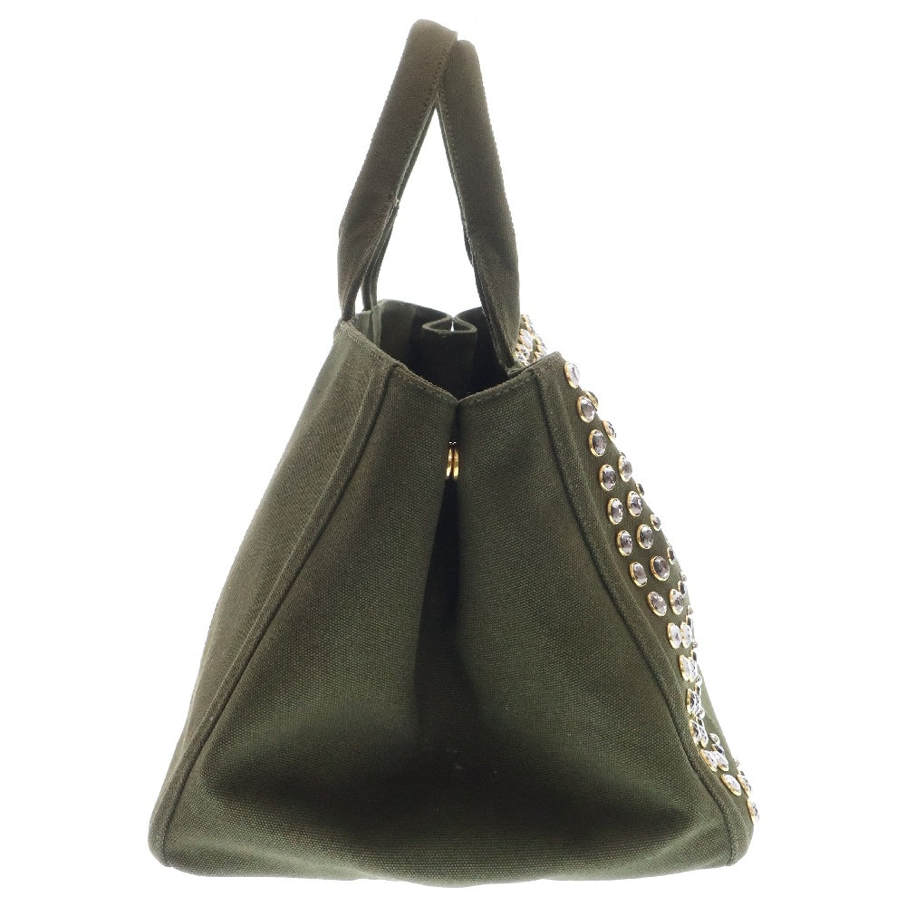 PRADA(プラダ) CANAPA GM カナパGM トートバッグ ハンドバッグ カーキ B1872O