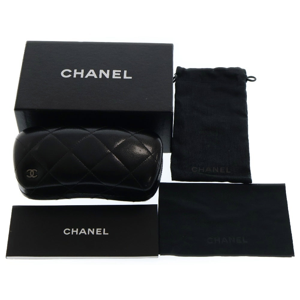 CHANEL(シャネル) ココマークイミテーションパールサングラス ブラック×ピンク 5337-B-A