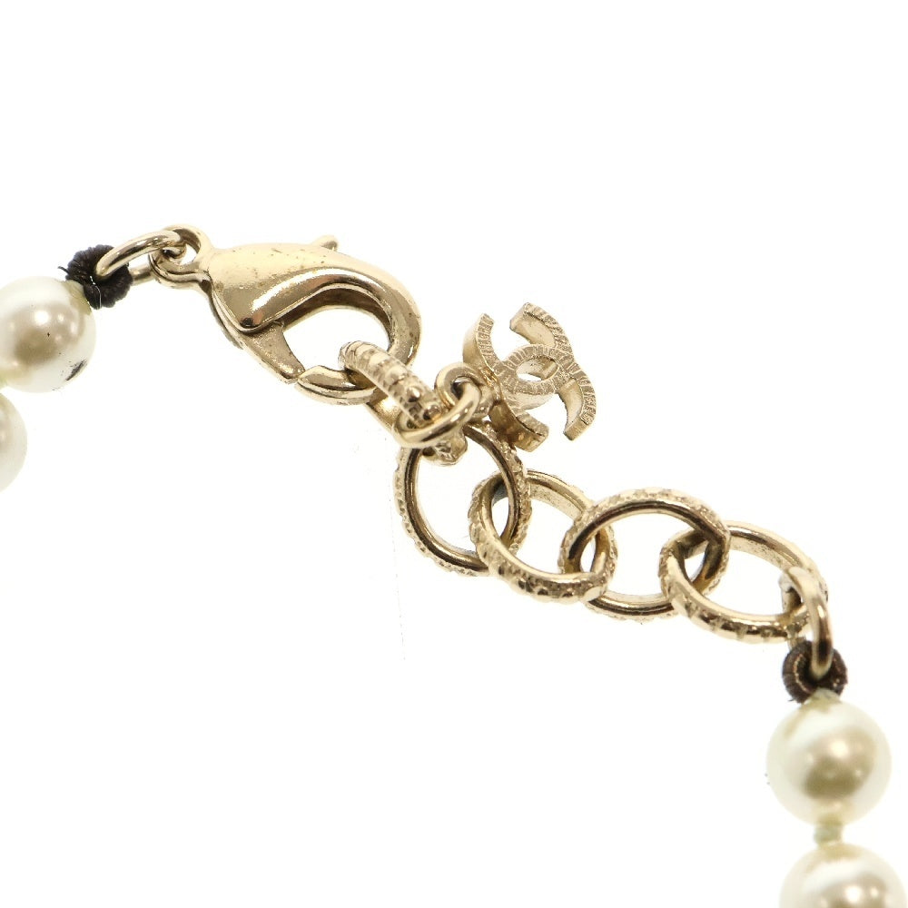 CHANEL(シャネル) ココマーク パール ネックレス ゴールド フェイクパール×ラインストーン アクセサリー A18V