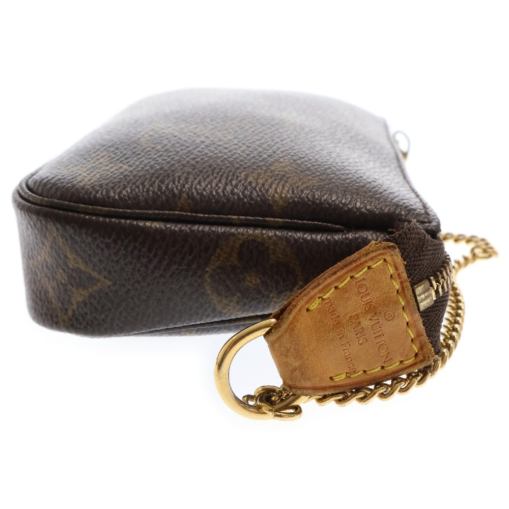 LOUIS VUITTON(ルイヴィトン) モノグラム ミニポシェット アクセソワール ミニバッグ ブラウンPVC×レザー M58009