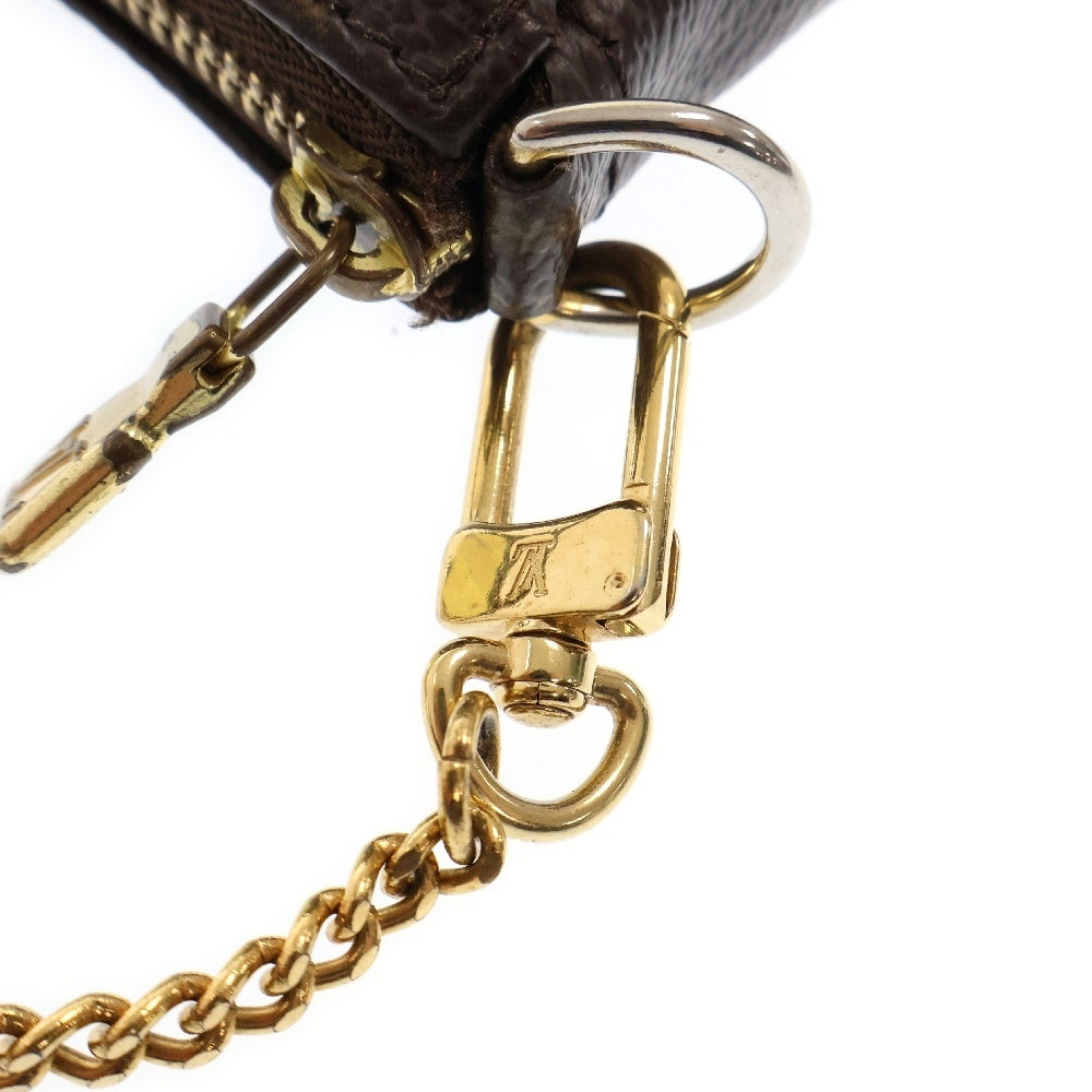 LOUIS VUITTON(ルイヴィトン) モノグラム ミニポシェット アクセソワール ミニバッグ ブラウンPVC×レザー M58009