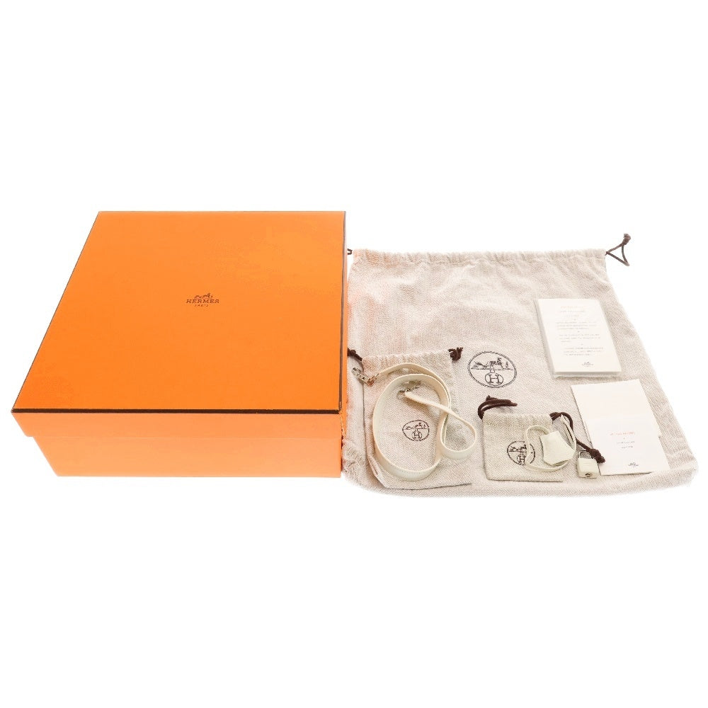 HERMES(エルメス) ケリー32 ホワイト トゴ シルバー金具 □Q刻印 2WAY ハンドバッグ ショルダーバッグ