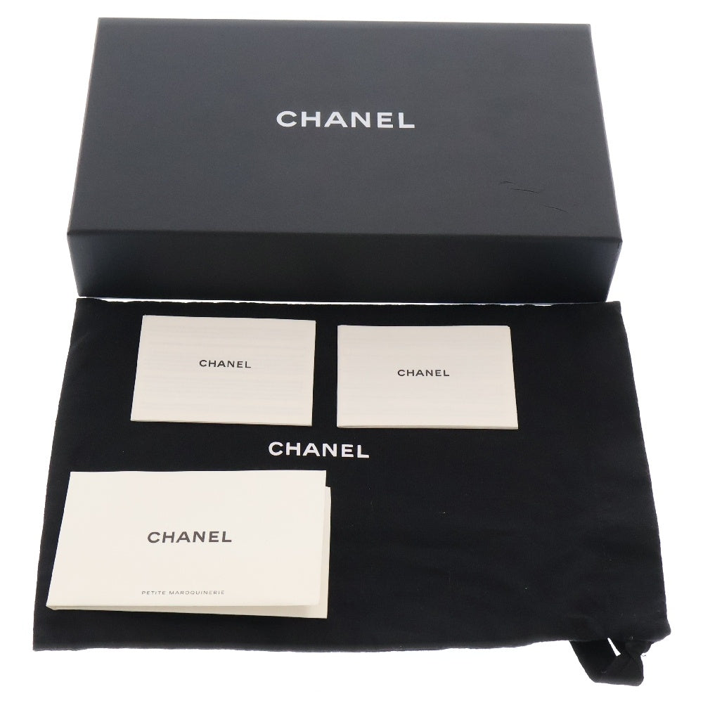 CHANEL(シャネル) シャネル19 スモールポーチ ブラック ラム ゴールド金具 ココマーク AP1059