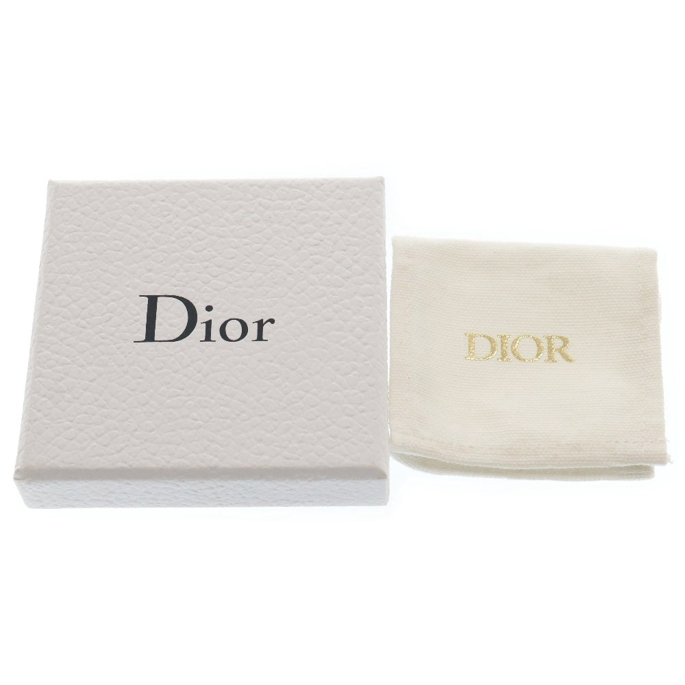 Christian Dior(クリスチャンディオール) ロゴパールクリップイヤリング シルバー