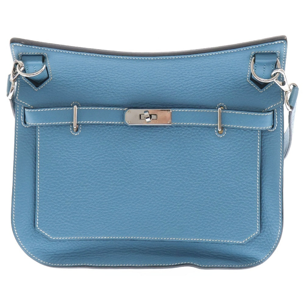 HERMES(エルメス) ジプシエール28 ブルージーン トリヨン シルバー金具 □O刻印 ショルダーバッグ