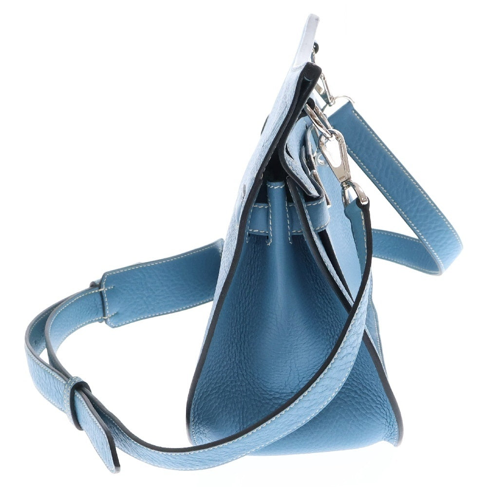 HERMES(エルメス) ジプシエール28 ブルージーン トリヨン シルバー金具 □O刻印 ショルダーバッグ