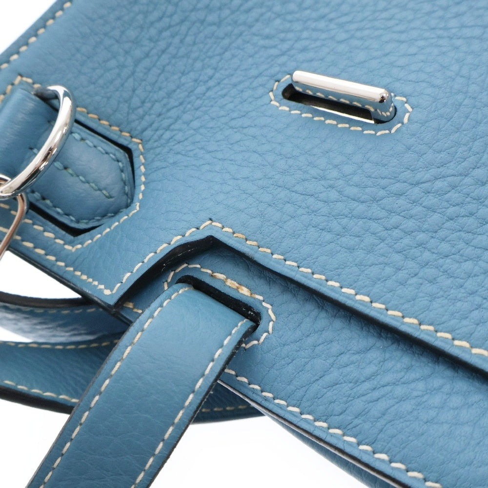 HERMES(エルメス) ジプシエール28 ブルージーン トリヨン シルバー金具 □O刻印 ショルダーバッグ