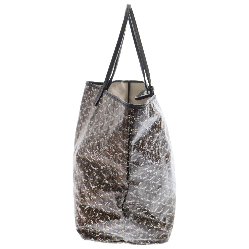 GOYARD(ゴヤール) サンルイGM ハンドバッグ トートバッグ 肩掛けバッグ ブラック×ブラウン レザー ポーチ
