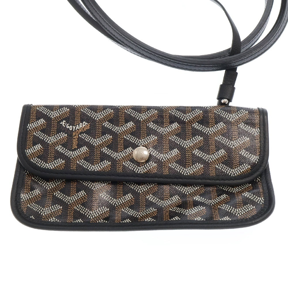GOYARD(ゴヤール) サンルイGM ハンドバッグ トートバッグ 肩掛けバッグ ブラック×ブラウン レザー ポーチ