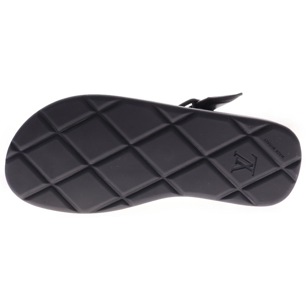 LOUIS VUITTON(ルイヴィトン) LV ヴェニス・ライン サンダル ブラック レザー 靴 1ACVTR