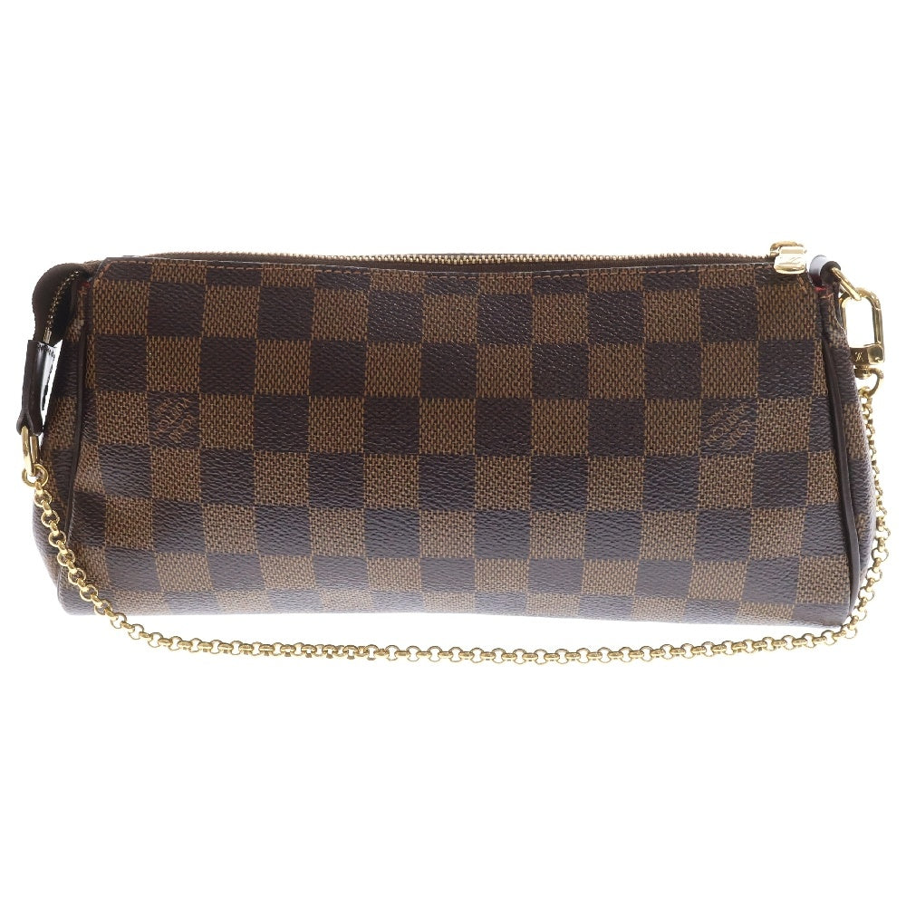 LOUIS VUITTON(ルイヴィトン) ダミエ エヴァ レザーチェーンショルダーバッグ ブラウン N55213