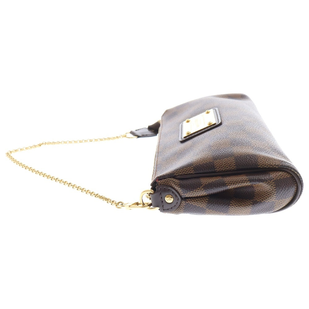 LOUIS VUITTON(ルイヴィトン) ダミエ エヴァ レザーチェーンショルダーバッグ ブラウン N55213