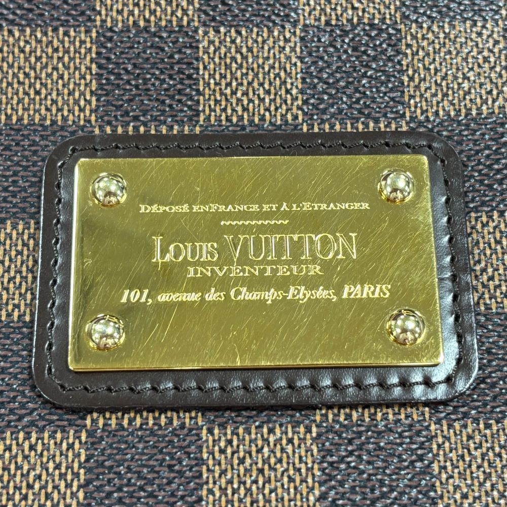 LOUIS VUITTON(ルイヴィトン) ダミエ エヴァ レザーチェーンショルダーバッグ ブラウン N55213