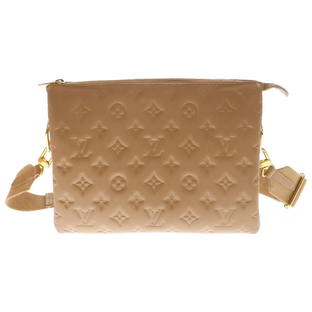 LOUIS VUITTON(ルイヴィトン) モノグラム クッサンPM ラムレザーチェーンショルダーバッグ ベージュ M21261