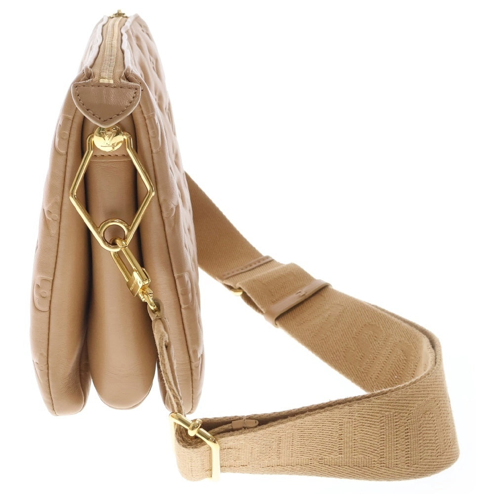 LOUIS VUITTON(ルイヴィトン) モノグラム クッサンPM ラムレザーチェーンショルダーバッグ ベージュ M21261