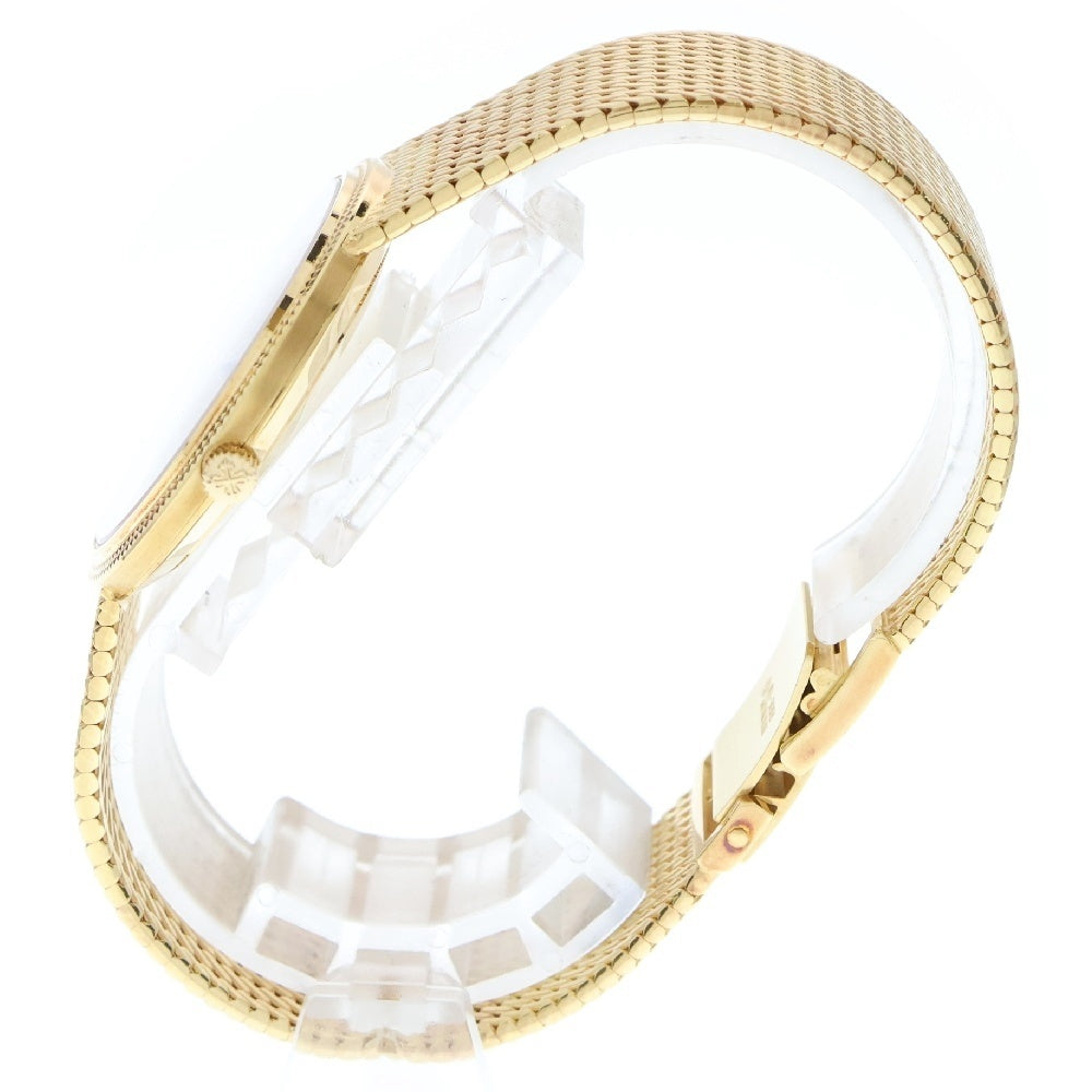 PATEK PHILIPPE(パテックフィリップ) カラトラバ ティファニー Wネーム 白文字盤 YG/手巻き 腕時計 83.6g