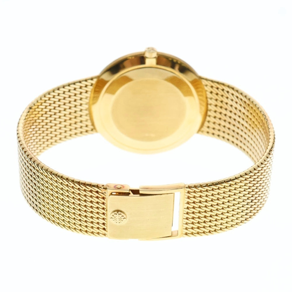 PATEK PHILIPPE(パテックフィリップ) カラトラバ ティファニー Wネーム 白文字盤 YG/手巻き 腕時計 83.6g