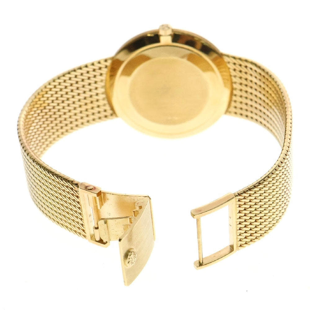 PATEK PHILIPPE(パテックフィリップ) カラトラバ ティファニー Wネーム 白文字盤 YG/手巻き 腕時計 83.6g