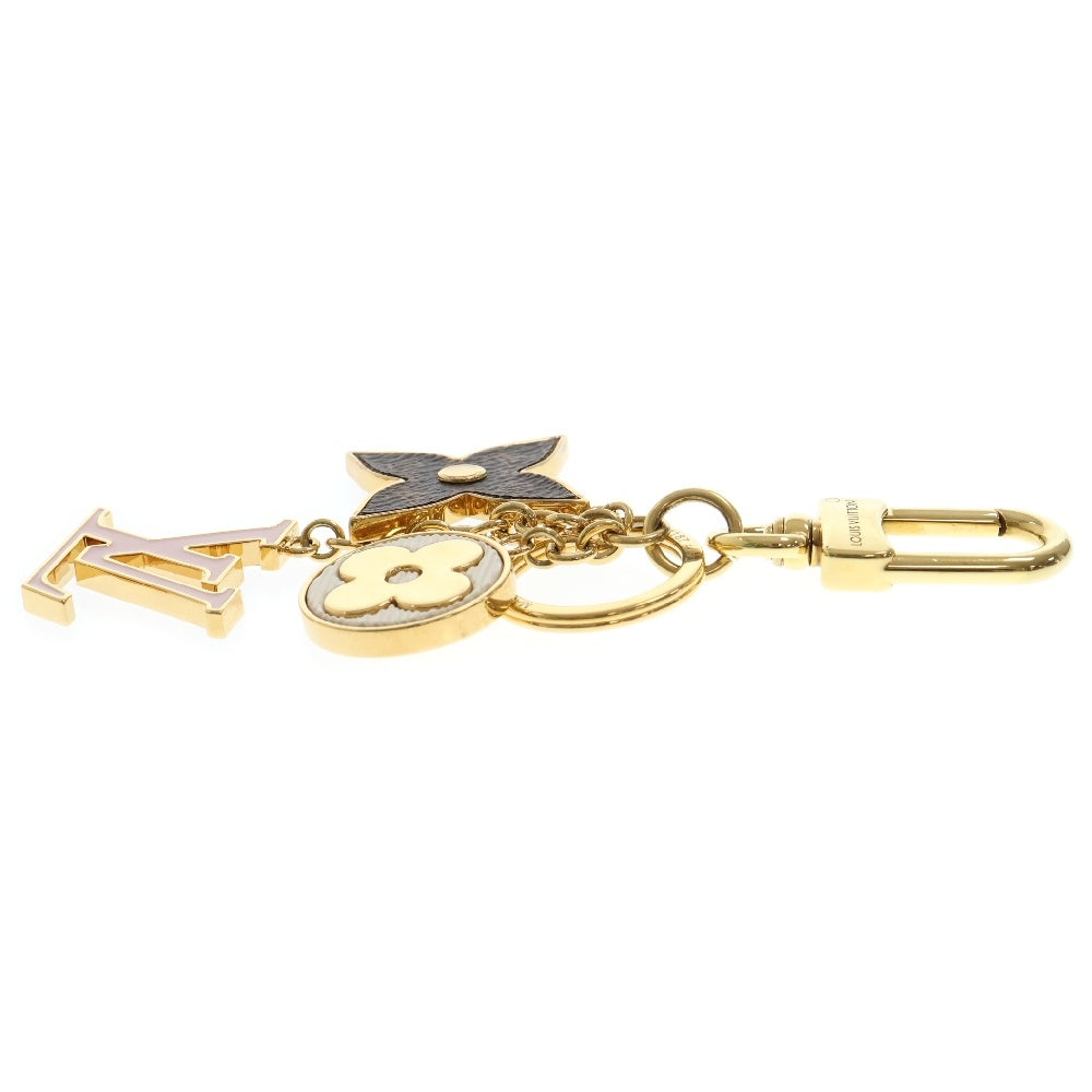 LOUIS VUITTON(ルイヴィトン) モノグラム キーホルダー スプリング ストリート チャーム キーホルダー M01187 ブラウン×ゴールド×ピンク