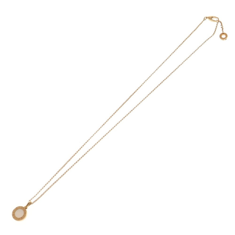 BVLGARI(ブルガリ) ブルガリブルガリ パールネックレス ペンダント ピンクゴールド 750 K18 PG ピンクゴールド ジュエリー