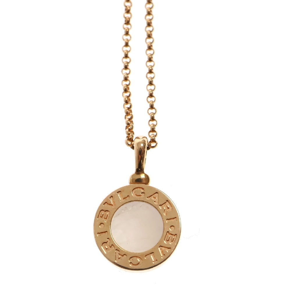 BVLGARI(ブルガリ) ブルガリブルガリ パールネックレス ペンダント ピンクゴールド 750 K18 PG ピンクゴールド ジュエリー