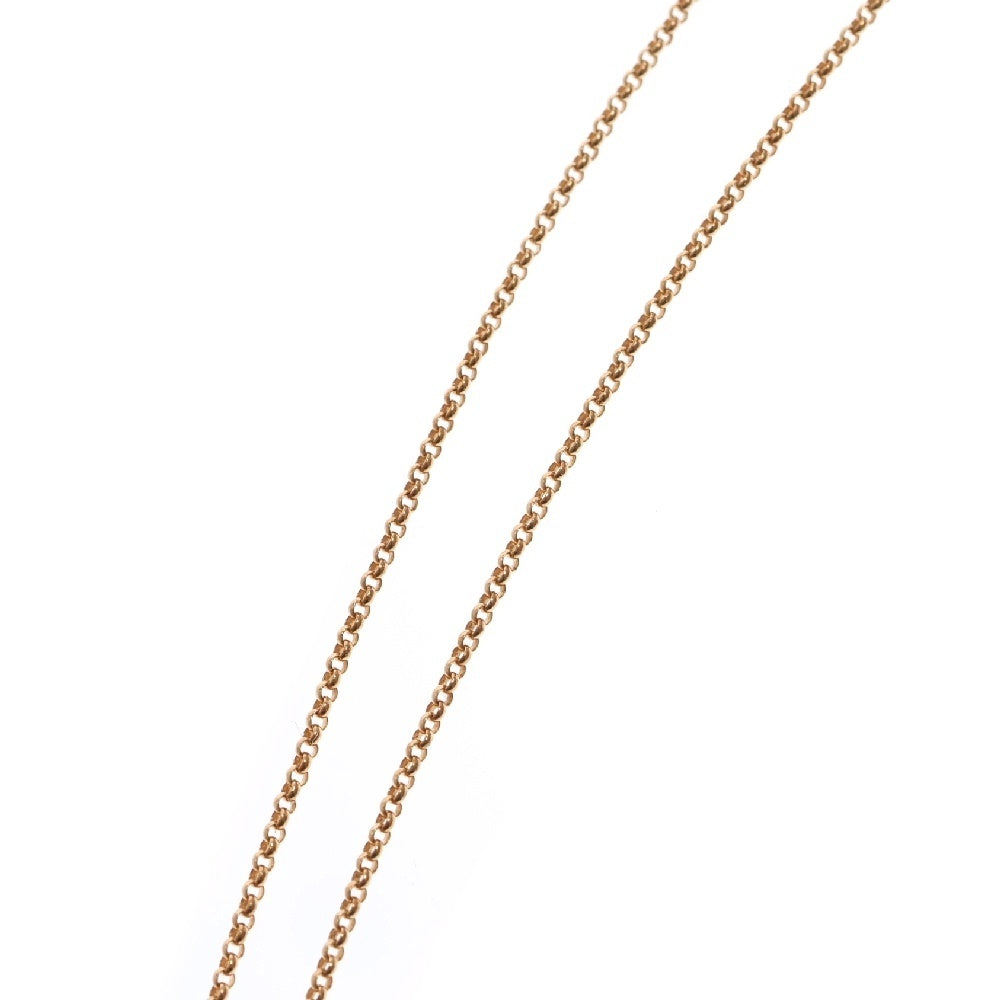 BVLGARI(ブルガリ) ブルガリブルガリ パールネックレス ペンダント ピンクゴールド 750 K18 PG ピンクゴールド ジュエリー