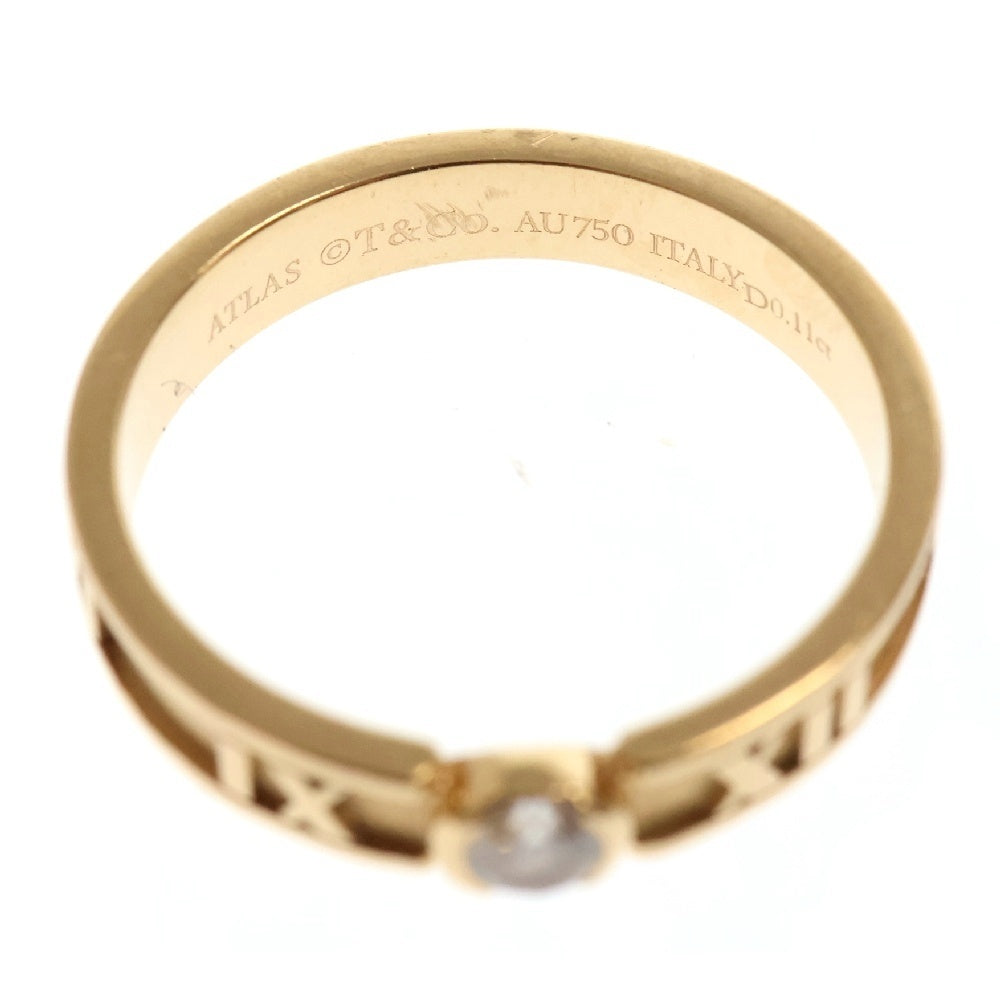 BVLGARI(ブルガリ) アトラス 1PD リング ダイヤモンド AU750 K18 PG ピンクゴールド 指輪 ジュエリー