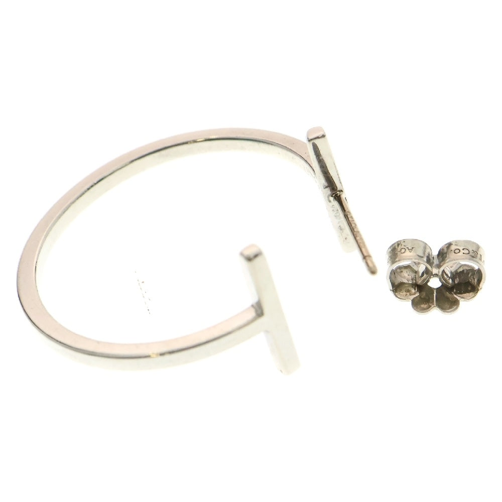 TIFFANY&Co(ティファニー) Tワイヤー フープピアス Ag925 シルバー アクセサリー