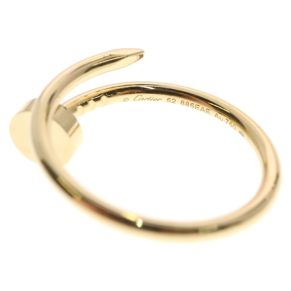 Cartier(カルティエ) ジュストアンクル SM リング Au750YG イエローゴールド #52 指輪 アクセサリー ジュエリー