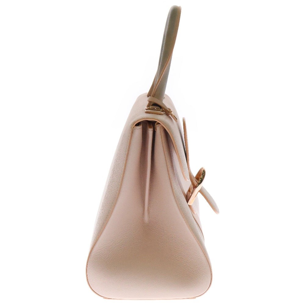 DELVAUX(デルボー) ブリヨンMM ピンク レザー ハンドバッグ