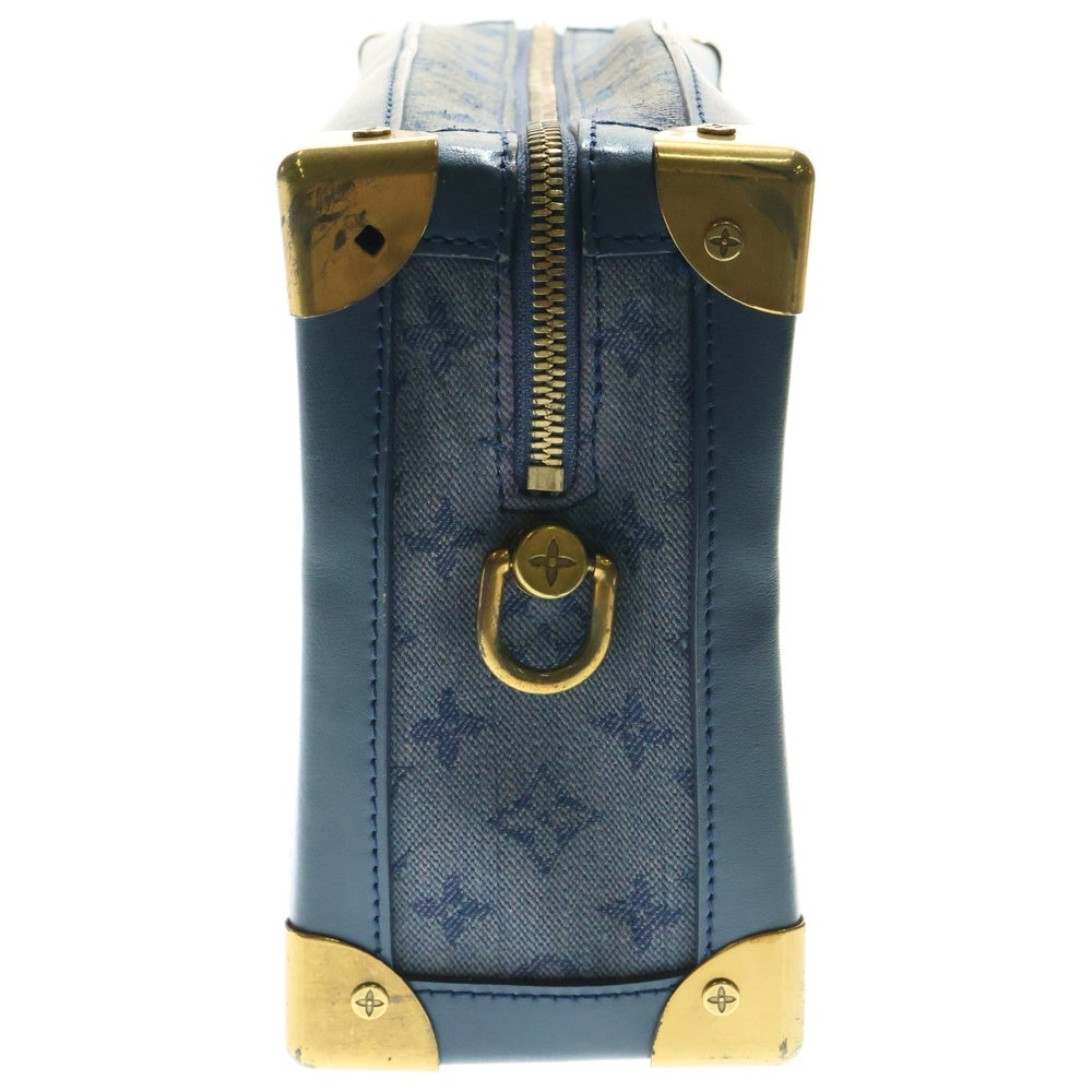 LOUIS VUITTON(ルイヴィトン) モノグラム デニム ソフトトランク ショルダーバッグ チェーンバッグ インディゴブルー ゴールド金具 M44723