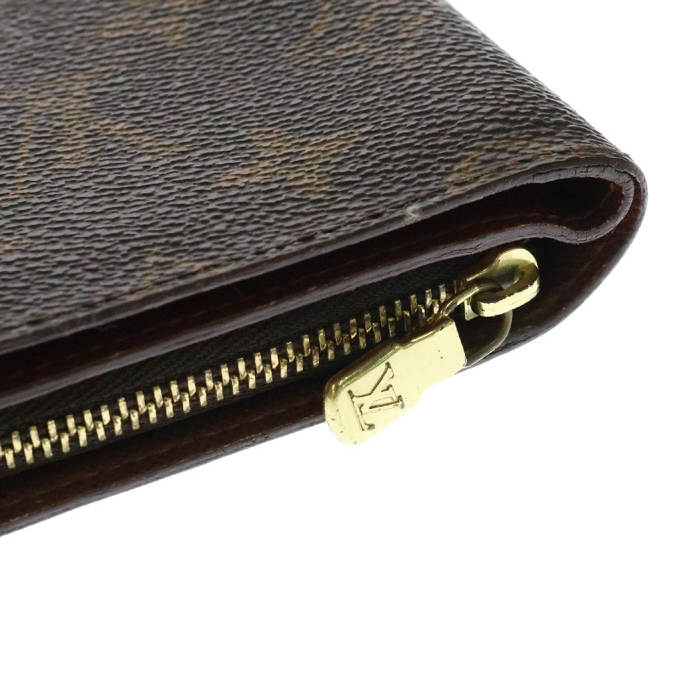 LOUIS VUITTON(ルイヴィトン) モノグラム ポルトパピエジップ ブラウン PVC M61207 二つ折り財布 ウォレット