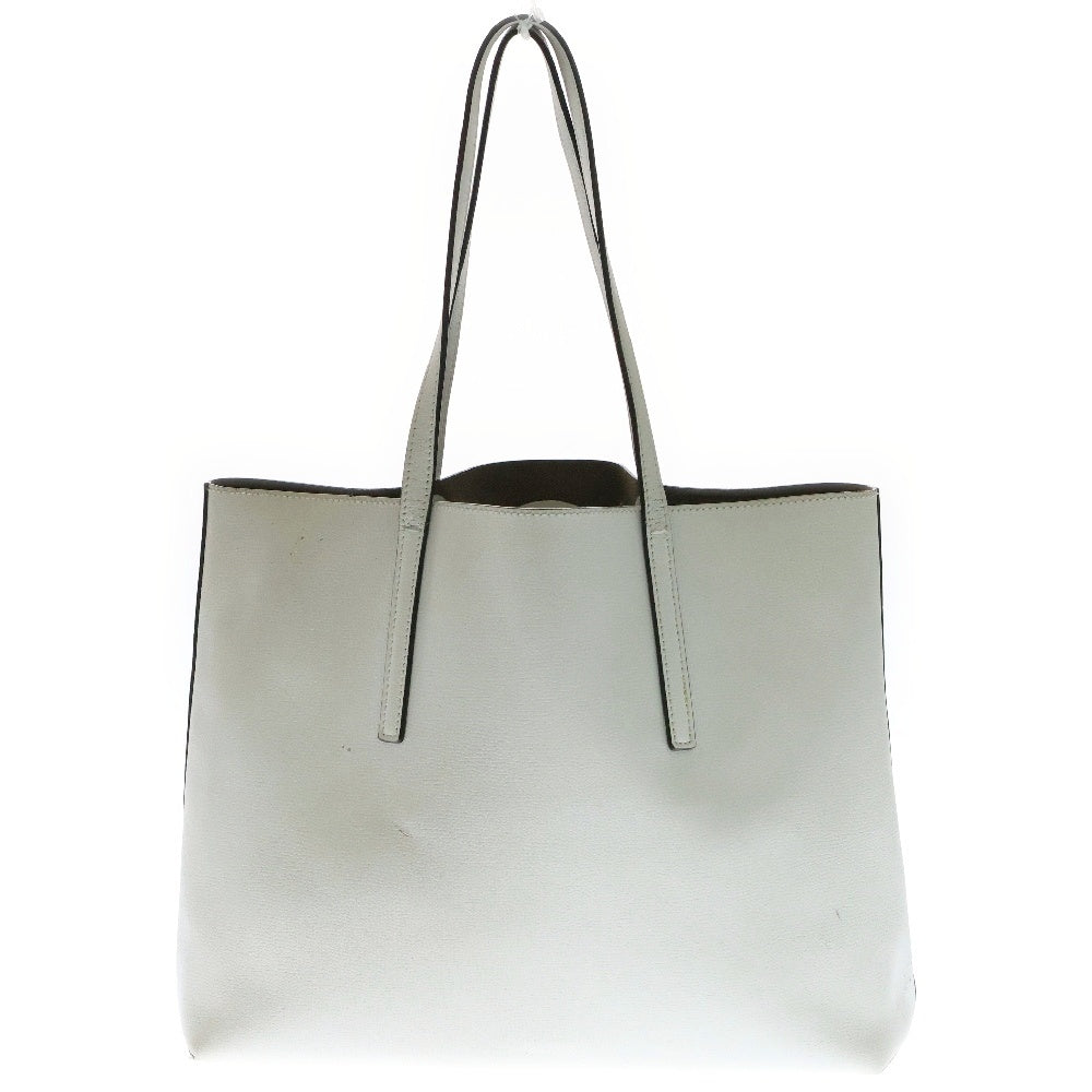 FENDI(フェンディ) エフ イズ Fロゴ レザー トートバッグ ホワイト 8BH348