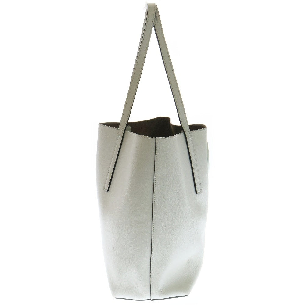 FENDI(フェンディ) エフ イズ Fロゴ レザー トートバッグ ホワイト 8BH348