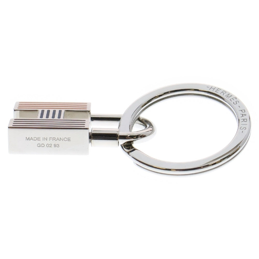 HERMES(エルメス) H CADENAS QUIZZ RAINBOW カデナ クイズ レインボー ラッカーメタル キーリング バックチャーム シルバー