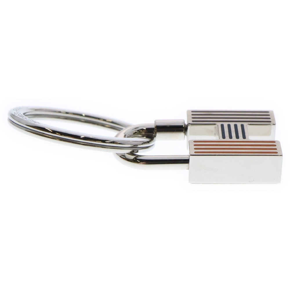 HERMES(エルメス) H CADENAS QUIZZ RAINBOW カデナ クイズ レインボー ラッカーメタル キーリング バックチャーム シルバー