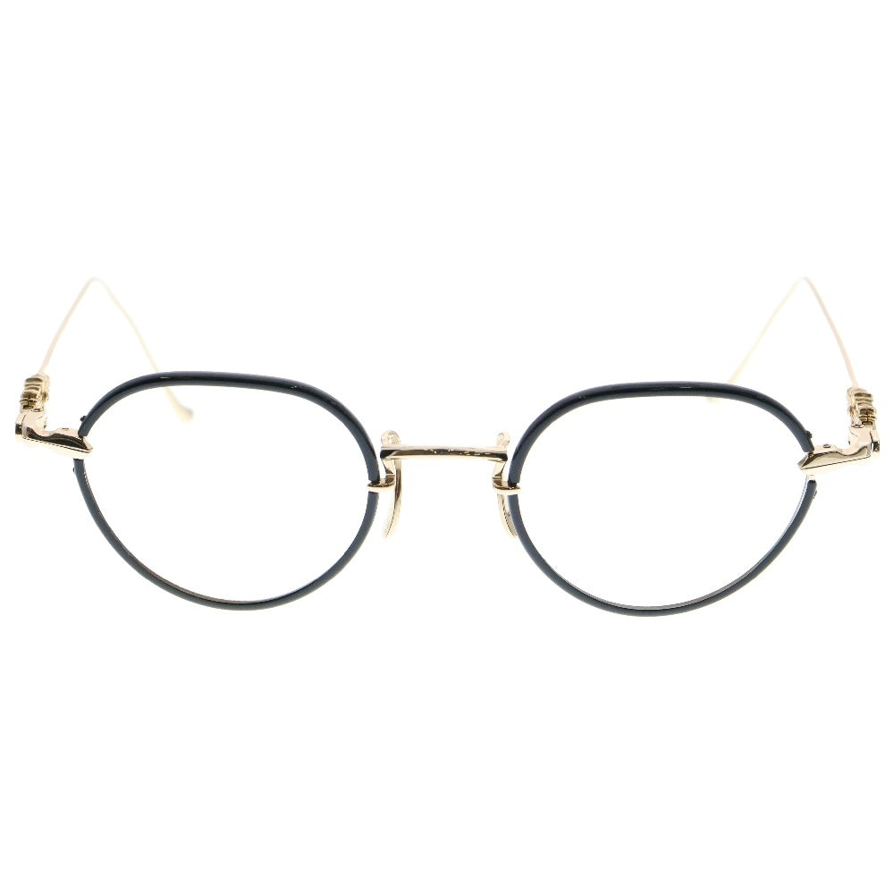 CHROME HEARTS(クロムハーツ) VAGIDICTORIAN ヴァジディクトリアン フローラルクロス 眼鏡 アイウェア ブラック×ゴールド 48□23-148