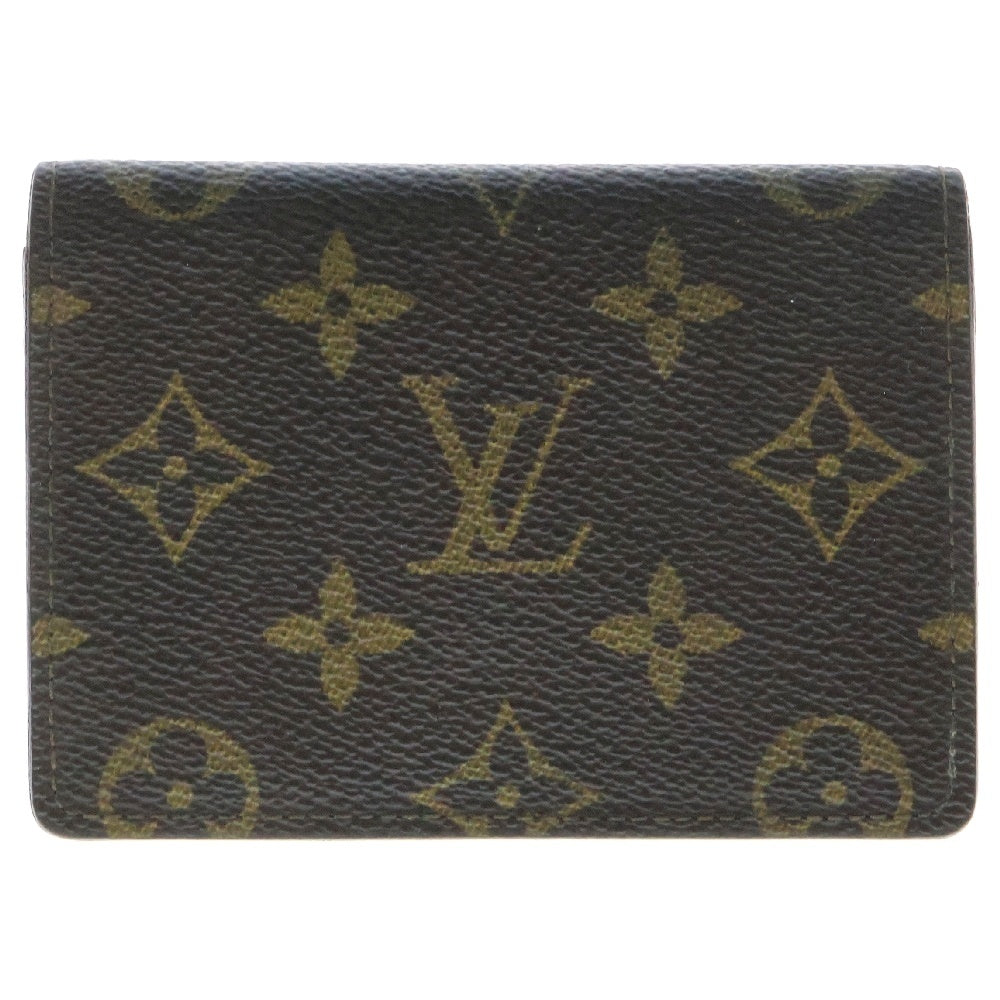 LOUIS VUITTON(ルイヴィトン) モノグラム ポルト2カルト ヴェルティカル カードケース ブラウン PVC M60533
