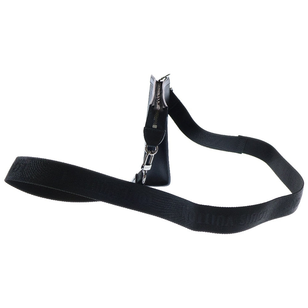 LOUIS VUITTON(ルイヴィトン) モノグラム エクリプス ガストン・ウェアラブル ウォレット ブラック PVC M81124 ICタイプ ショルダーバッグ