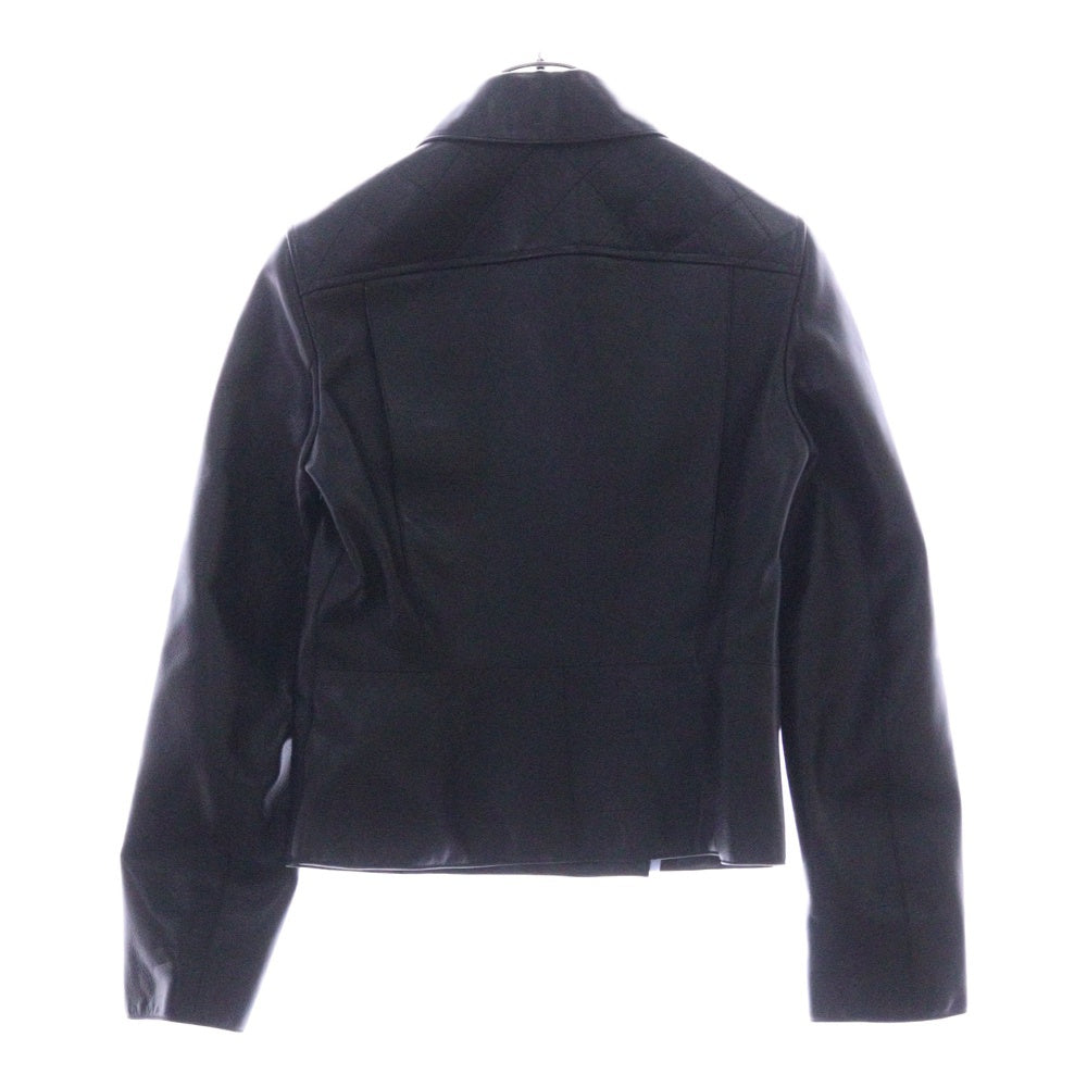 HERMES(エルメス) レザーライダースジャケット ブラック レディース 3E1210DR
