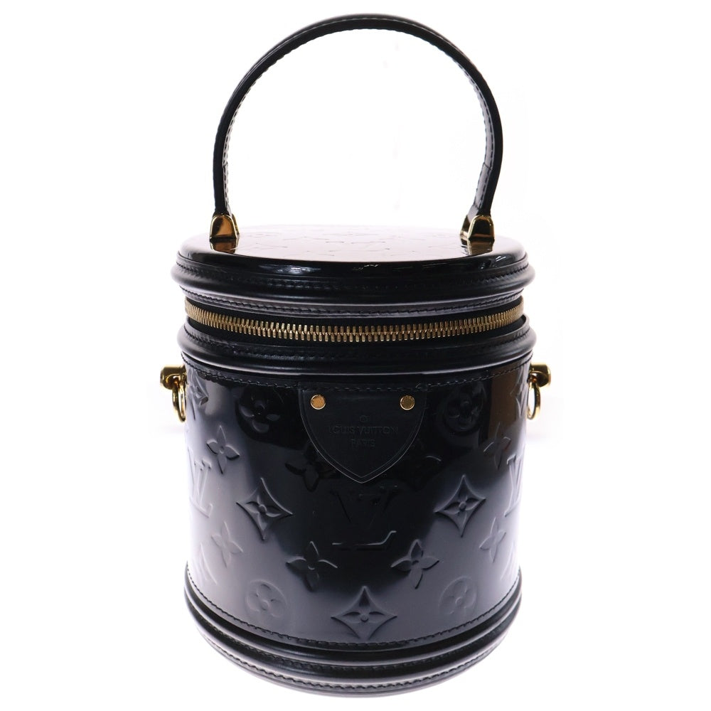 LOUIS VUITTON(ルイヴィトン) モノグラムヴェルニ カンヌPM ノワール ブラック ゴールド金具 パテントレザー M53997 ICタイプ ハンドバッグ ショルダーバッグ バニティ