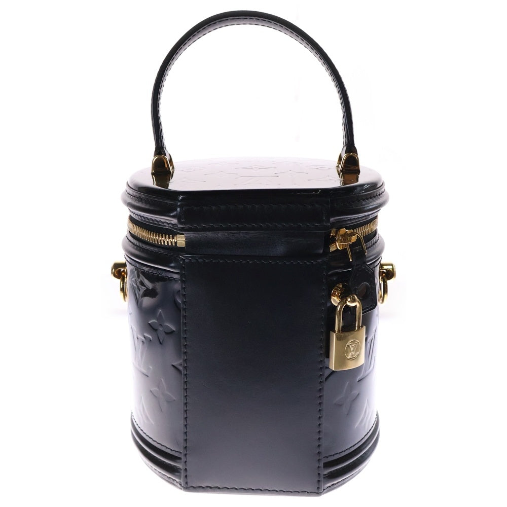 LOUIS VUITTON(ルイヴィトン) モノグラムヴェルニ カンヌPM ノワール ブラック ゴールド金具 パテントレザー M53997 ICタイプ ハンドバッグ ショルダーバッグ バニティ