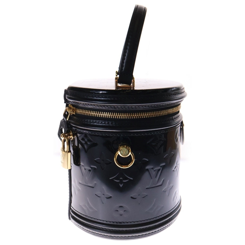 LOUIS VUITTON(ルイヴィトン) モノグラムヴェルニ カンヌPM ノワール ブラック ゴールド金具 パテントレザー M53997 ICタイプ ハンドバッグ ショルダーバッグ バニティ