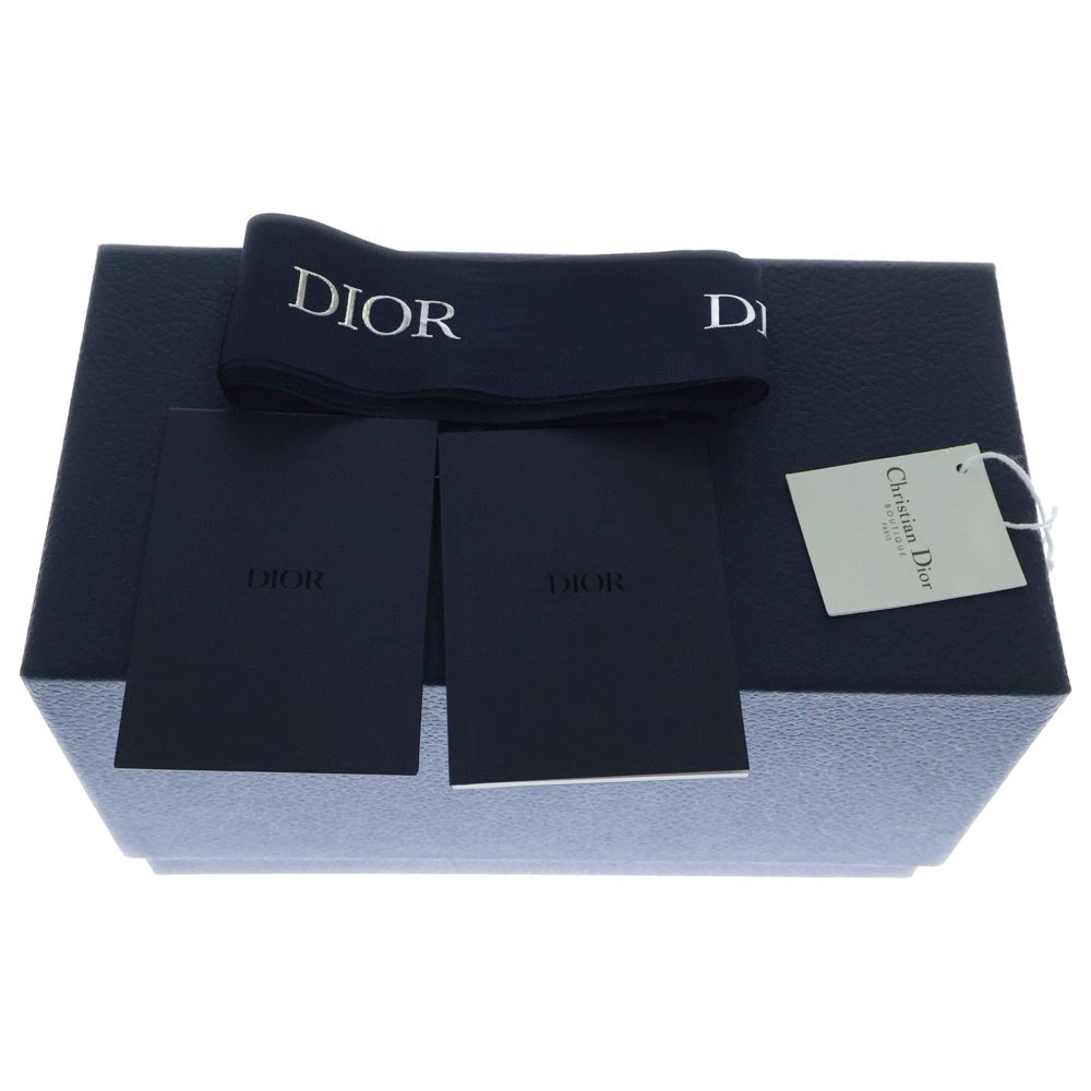 Christian Dior(クリスチャンディオール) ギャロップミニ オブリーク ショルダーバッグ ネイビー×グレー キャンバス